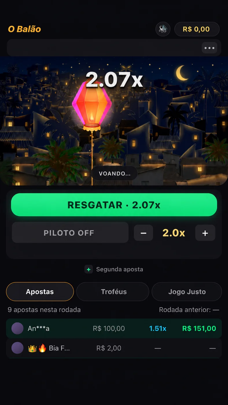 Crash Game — tela 5